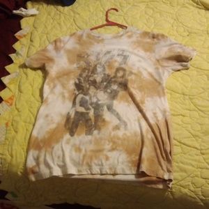 Kiss tie dye t-shirt rock and roll band size medium
